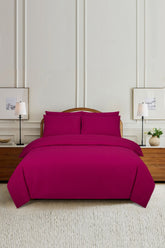 MFDD-Cerise Dyed Quilt Cover Set